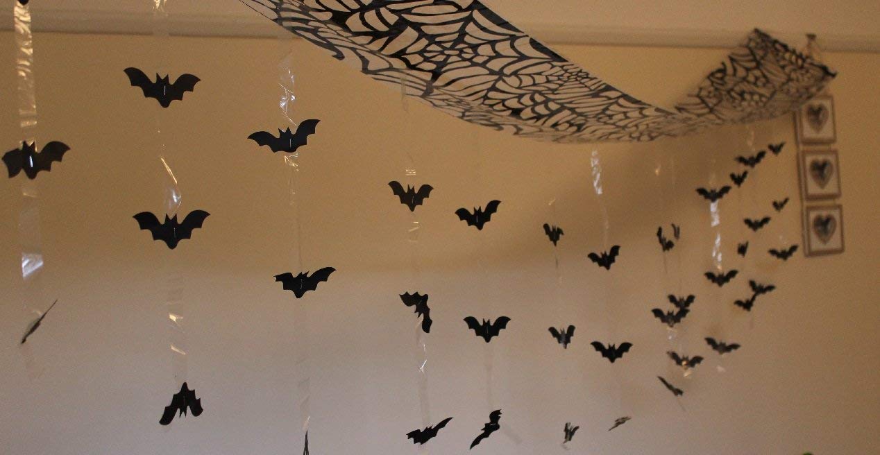 5x Itp Bat From Ceiling Foil Hanging Decoration 5x Itp Bat From
